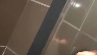 Prego Belly and Titties in the Bathroom
