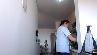 Maid Isn't Happy so Her Boyfriend Takes Her to Hotel