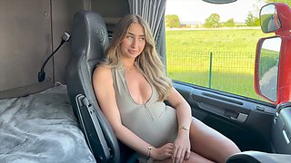 Bf, blowjob car, car creampie