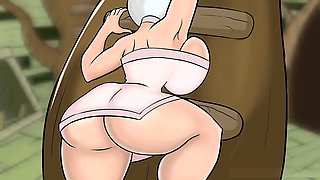 Blonde, adventure time, fellatio