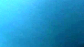Blue pantyhose mask blow 2
