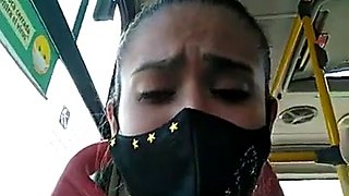 Sara Squirts In The Bus