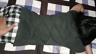 Old Man Fucks Muslim Girl Fatima's Tight Pussy While Alone at Home