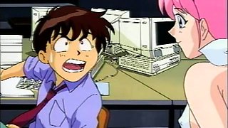 Busty Hentai Chick Takes It In