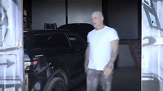 Derrick fucking teen girl Autumn in exchange of fixing her car right after
