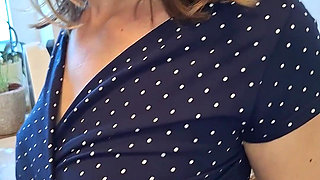 Kitchen rough fucking MILF moaning a lot while squirting, assfingering, licking and insertion of kitchenstuff