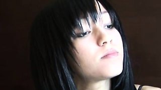 Classic retro babe giving oldman pov blowjob