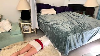 Stepmom gets fucked while stuck under the bed - Erin