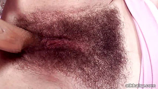 Playing with My Hairy Pussy