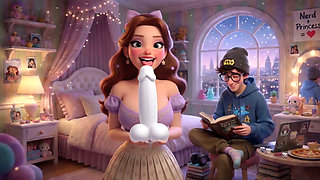 My cuckold boyfriend reads a book while my friend fucks me