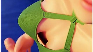 Car Toon In Vicky Gives A Bj On The Floor