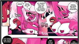 Verosika Vs Moxxie - Sex Battle - Helluva Boss - Jo Jo And Car Toon