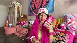 POV Vaping While Calling My Cuck Boyfriend Telling You Im Cheating on You While Youre Resting at Night with Bigger Cocks Vape Fe