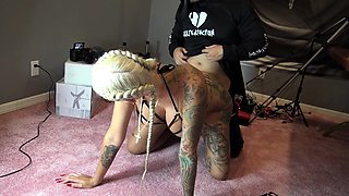 Big titty Blondie Halloween BDSM Halloween GhostFace Fuck