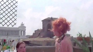Edwige Fenech and Lia Tanzi in nature's garb from The Virgo, The Taurus