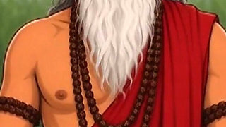 Tharki Sadhu Visits Desi Bhabhi Alone in Home - New Hot Web Series MILF