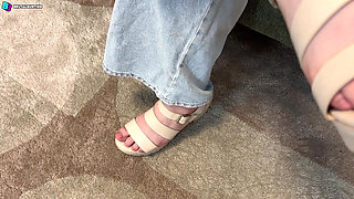 She Crushed His Fucking Testicles with Her Dirty Heels! Blue Balls - Dave Moon - Mia - Bbusting (ballbusting)