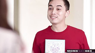 Moms Teach Sex featuring Natasha Nice's big tits smut