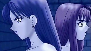 Hentai redhead rides a cock