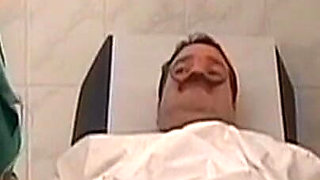 Mature Nurse Drains Her Patient Dry During Exam
