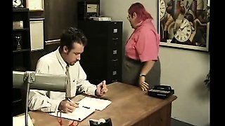 Huge Fat Secretary Gets Fucked By Boss