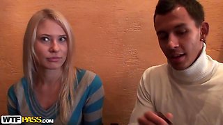 Iry in blonde slut enjoys pick up sex with some guy
