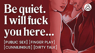 ASMR Audio Porn: Enemies to Lovers Risky Public Fuck at a Secret Party – Finger Play & Cunnilingus – Erotic Audio for Women