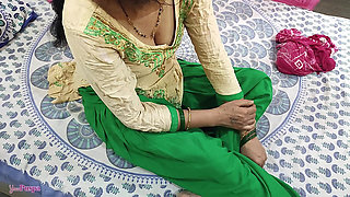 Maid Was Cleaning Her Boss Room Just Then Tear Her Salwar on Bed for Pussy Appeared Through Salwar Boss Fucked Hard
