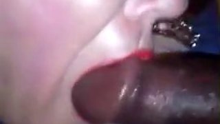 Crossdresser sucks bbc