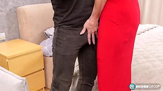 52-Year-Old MILF Malusha Loves Young Cock - Blowjob & Hardcore Action