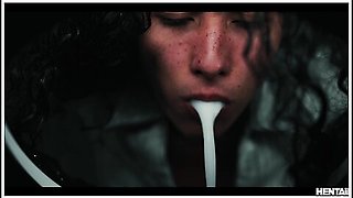 Real Life Hentai - Alien Monster Fucks Mia Nix In All Holes In A Toilet