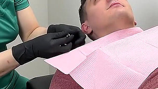 Nurse Bunny Checks Dr. Canada's Teeth Multi Angle