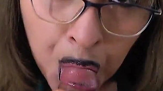 Goth Secretary Works for a Promotion
