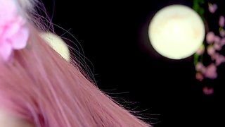 Emo teen Becka solo webcam masturbation