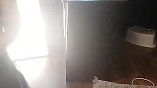 Amateur Woman Has Fun Trying on Clothes and Cutting Them