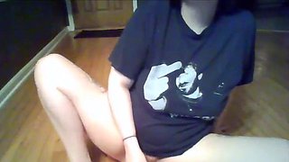Tattooed BBW Rides Her Dildo to Orgasm
