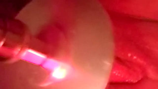 Pregnant whore full of cum machine fucked