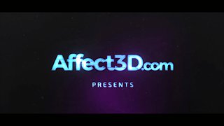 Superhero 3d animation with a big tits beauty