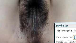 Showing Off My Hairy Pussy