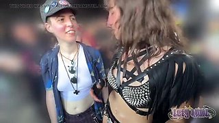 Lety Howl Takes Double Anal and Creampie at Hellfest 2026 - Amateur MILF Fucking in a Tent