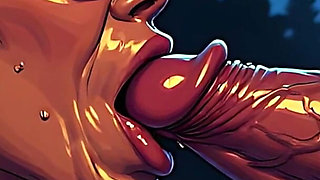 Camping Women Sucking Cock Art