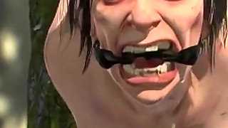 Old Granny Fruit Tree Bondage - Horny & Desperate for Anal