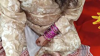 Desi Father-in-Law Fucks Daughter-in-Law First Time in Bedroom with Dirty Talk
