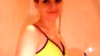 Beautiful Anna's solo massage session