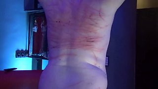 Black bbw mistress whipping man