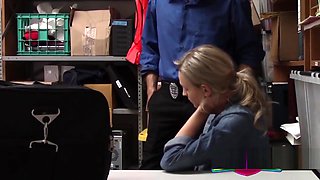 Innocent teen enjoys a firm cop dong entering her tight cunt