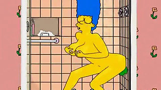 Mature Marge Simpson cheating hentai
