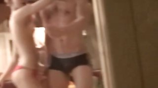 Slim pretty college girl knows how to fuck