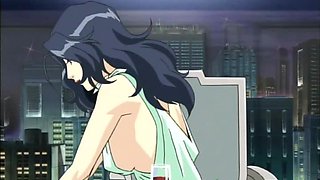 Anime cougar plays the seductress and gets fucked