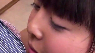 Asian Slut Gets Pounded Missionary Then Takes a Big Dildo Deep